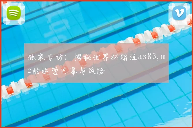 独家专访：揭秘世界杯赌注as83,me的运营内幕与风险