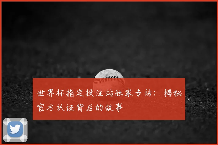 世界杯指定投注站独家专访:揭秘官方认证背后的故事